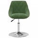 Sonata H Въртящи се трапезни столове, 2 бр, тъмнозелени, кадифе