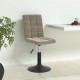 Sonata H Въртящи се трапезни столове, 4 бр, светлосиви, кадифе