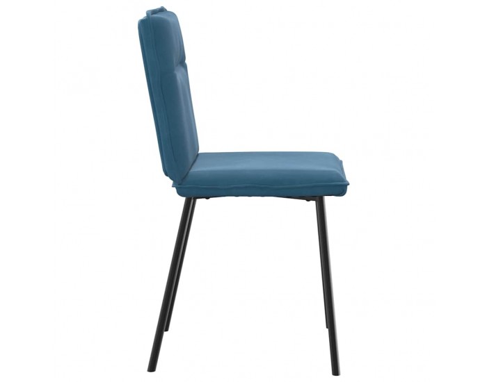 Sonata H Трапезни столове, 2 бр, сини, кадифе