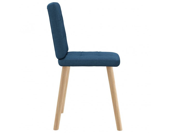 Sonata H Трапезни столове, 4 бр, сини, текстил