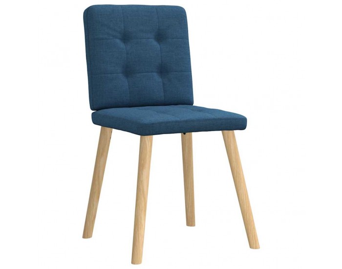 Sonata H Трапезни столове, 4 бр, сини, текстил