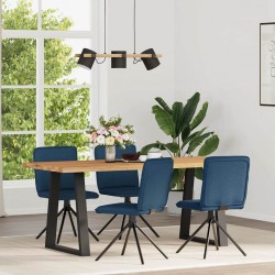 Sonata H Трапезни столове, 4 бр, сини, текстил - Трапезни столове