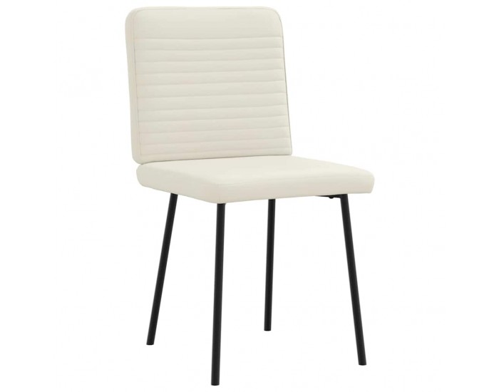 Sonata H Трапезни столове, 2 бр, кремави, кадифе
