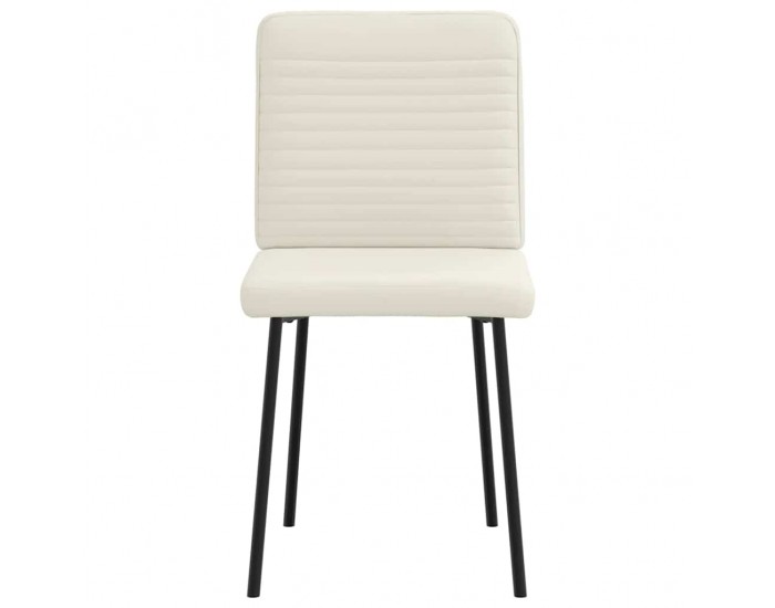 Sonata H Трапезни столове, 2 бр, кремави, кадифе