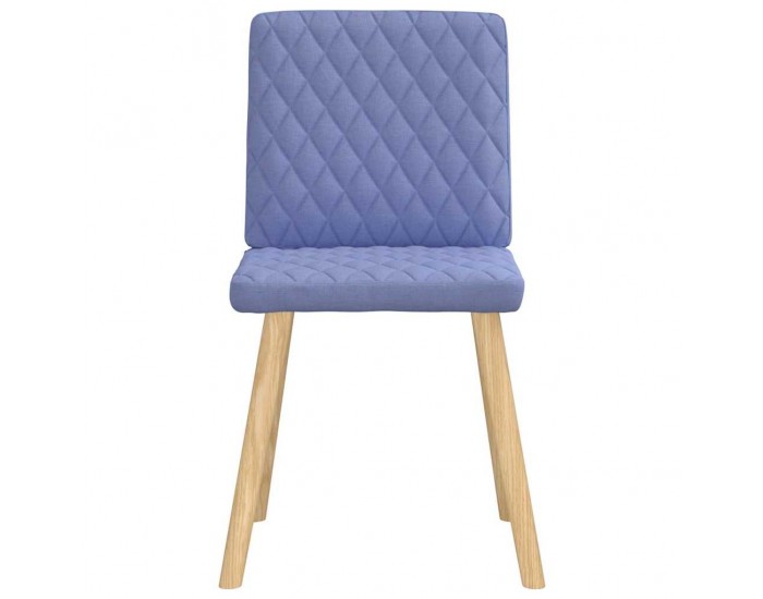 Sonata H Трапезни столове, 6 бр, дънково сини, текстил