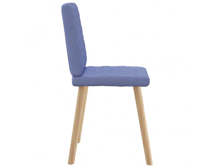 Sonata H Трапезни столове, 6 бр, дънково сини, текстил