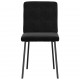 Sonata H Трапезни столове, 6 бр, черни, кадифе