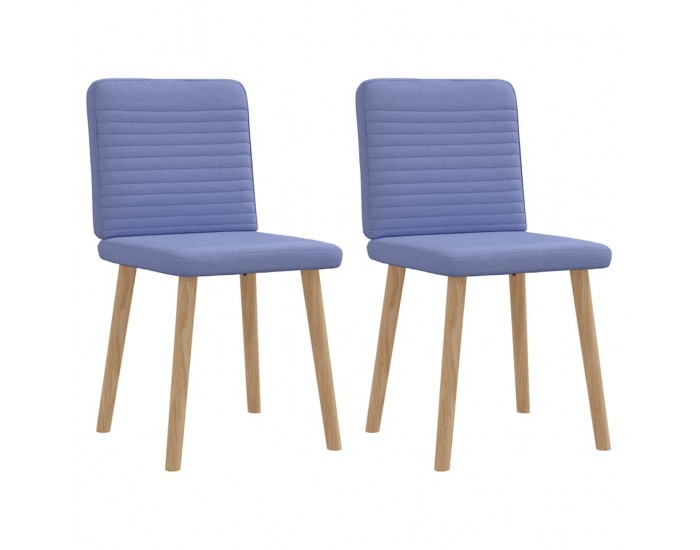 Sonata H Трапезни столове, 2 бр, дънково сини, текстил