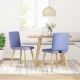 Sonata H Трапезни столове, 2 бр, дънково сини, текстил