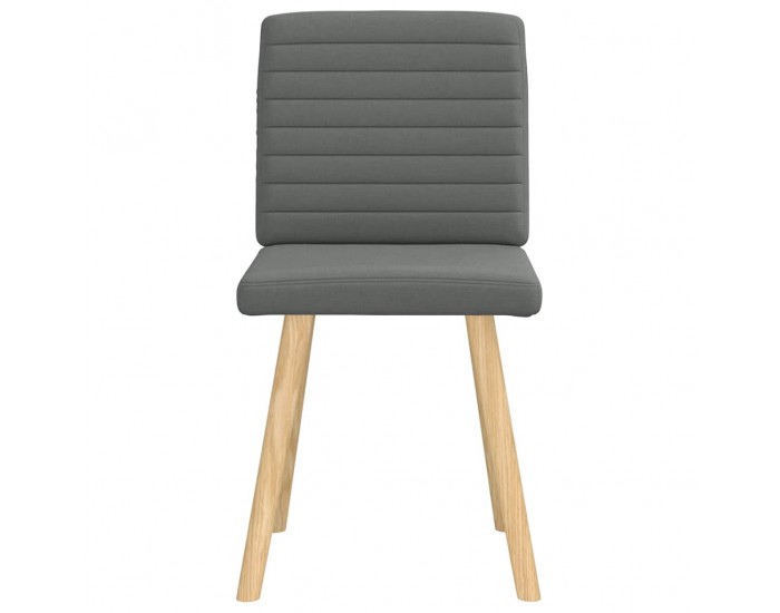 Sonata H Трапезни столове, 2 бр, тъмносиви, текстил