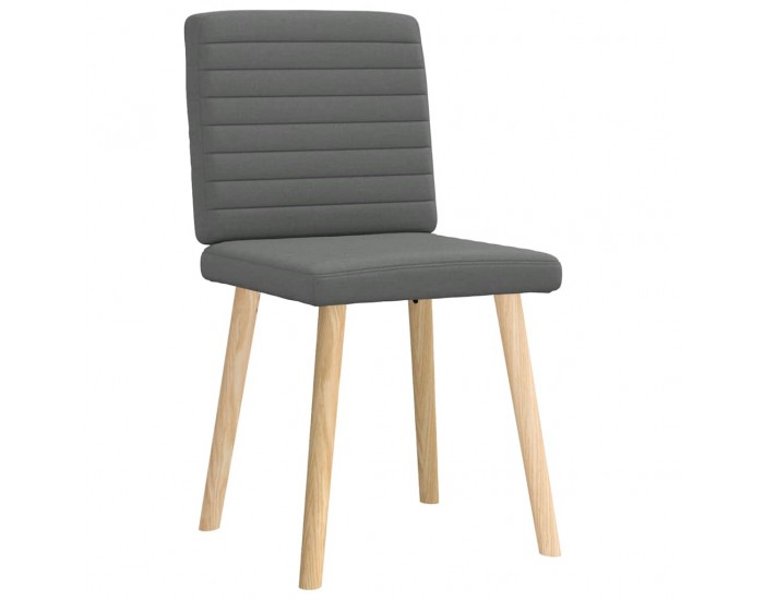 Sonata H Трапезни столове, 2 бр, тъмносиви, текстил