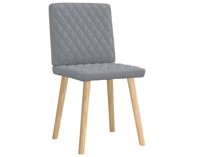 Sonata H Трапезни столове, 2 бр, светлосиви, текстил