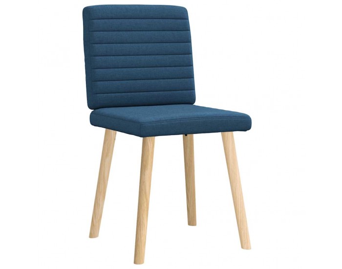Sonata H Трапезни столове, 2 бр, сини, текстил