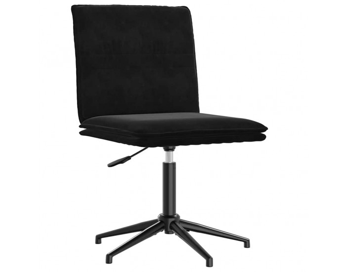 Sonata H Трапезен стол, черен, кадифе