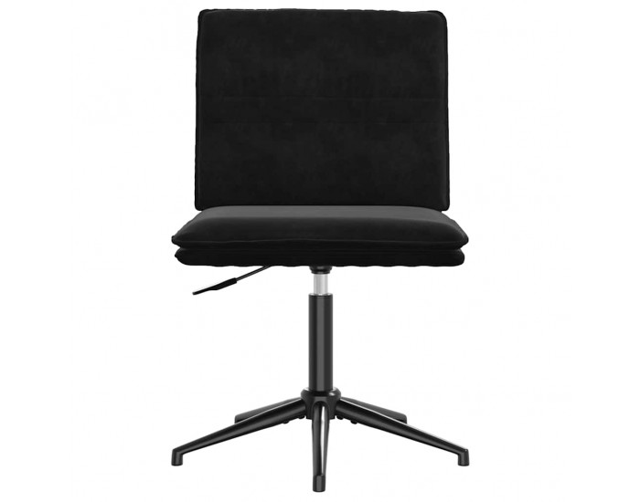 Sonata H Трапезен стол, черен, кадифе