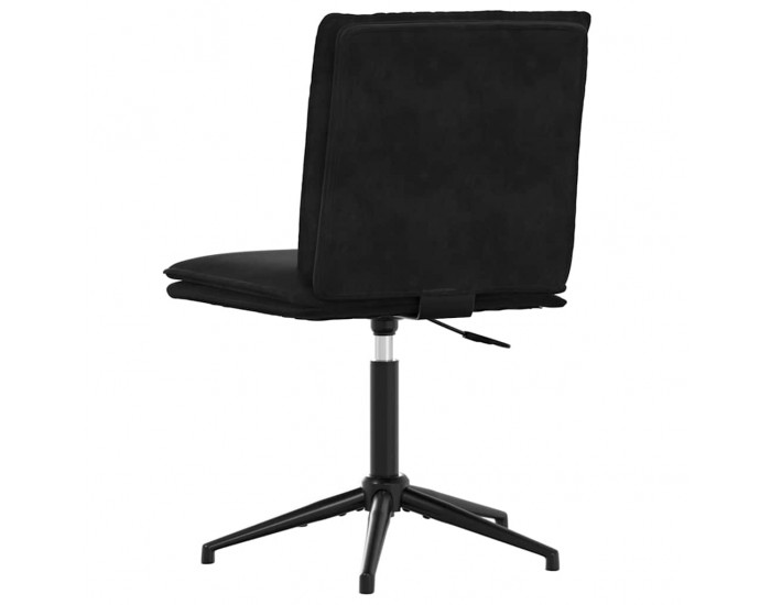 Sonata H Трапезен стол, черен, кадифе