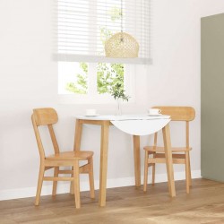 Sonata H трапезни столове 2 бр. масивна дървесина гума - Столове