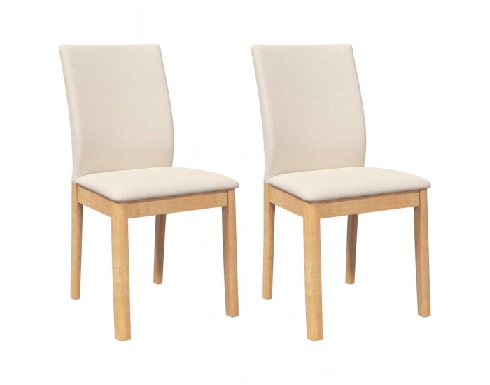 Sonata H Трапезни столове с възглавници 2 бр масивна дървесина гума