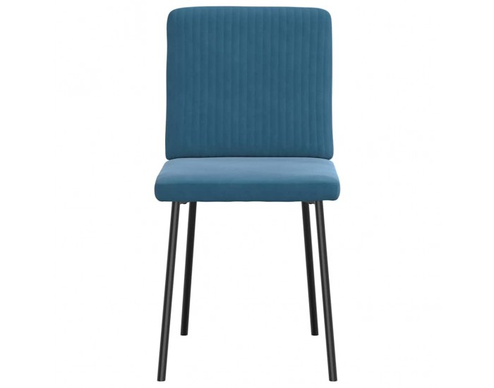 Sonata H Трапезни столове, 2 бр, сини, кадифе
