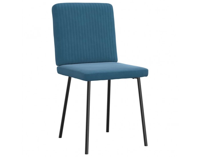 Sonata H Трапезни столове, 2 бр, сини, кадифе