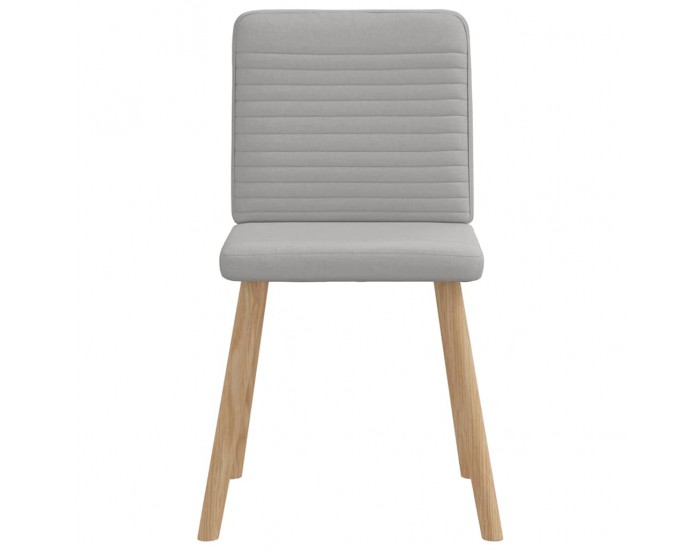 Sonata H Трапезни столове, 4 бр, облачно сиви, текстил