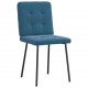 Sonata H Трапезни столове, 6 бр, сини, кадифе