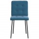 Sonata H Трапезни столове, 6 бр, сини, кадифе