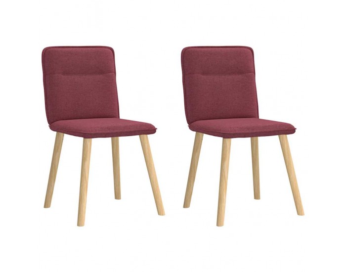 Sonata H Трапезни столове, 2 бр, виненочервени, текстил