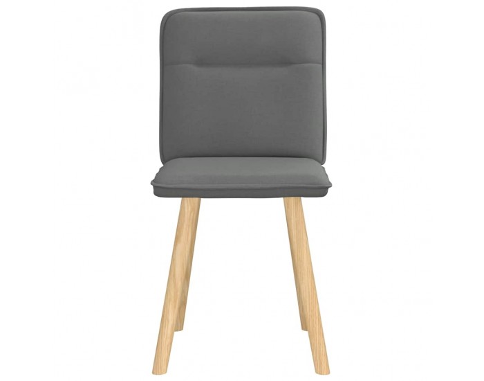 Sonata H Трапезни столове, 2 бр, тъмносиви, текстил