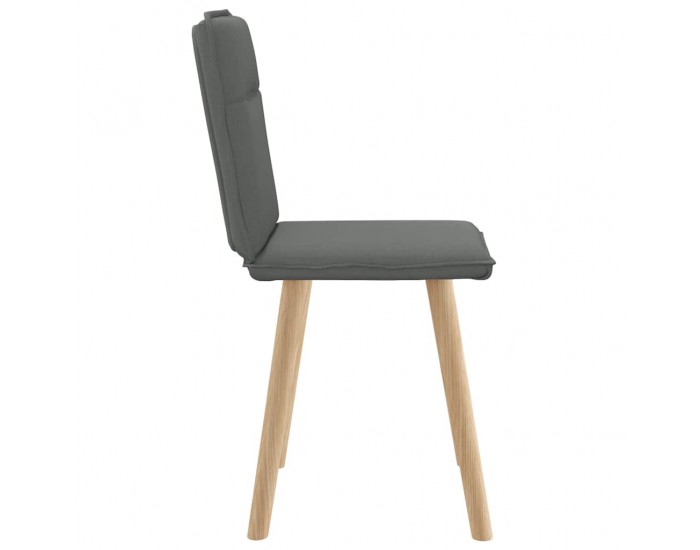 Sonata H Трапезни столове, 2 бр, тъмносиви, текстил