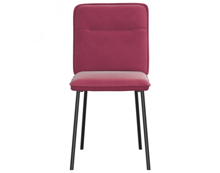 Sonata H Трапезни столове, 2 бр, виненочервени, кадифе