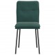 Sonata H Трапезни столове, 6 бр, тъмнозелени, кадифе