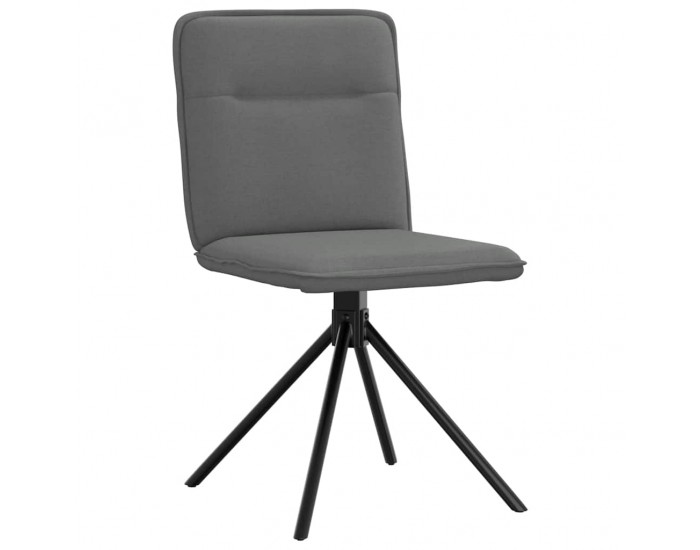 Sonata H Трапезни столове, 4 бр, тъмносиви, текстил
