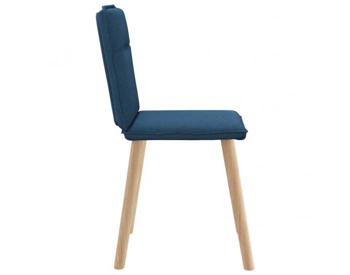 Sonata H Трапезни столове, 6 бр, сини, текстил