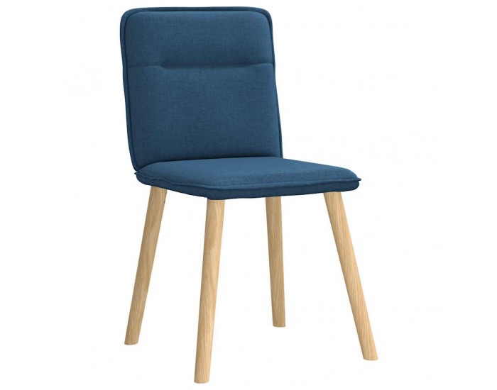 Sonata H Трапезни столове, 6 бр, сини, текстил
