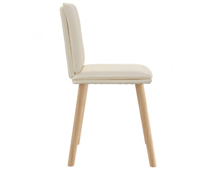 Sonata H Трапезни столове, 6 бр, тапицерия от лен