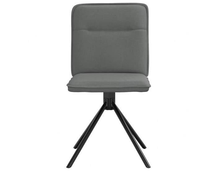 Sonata H Трапезни столове, 6 бр, тъмносиви, текстил