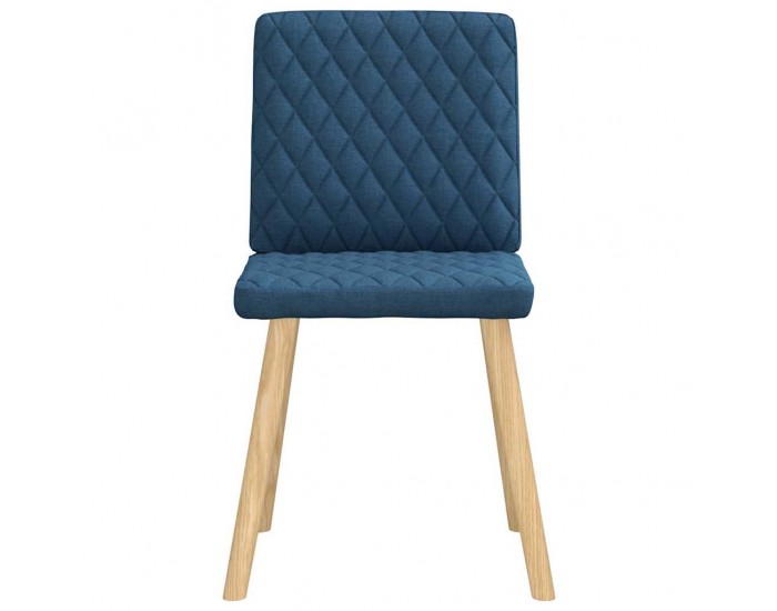 Sonata H Трапезни столове, 4 бр, сини, текстил