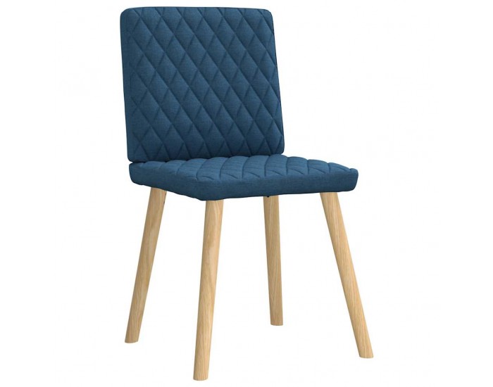 Sonata H Трапезни столове, 4 бр, сини, текстил