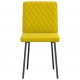 Sonata H Трапезни столове, 6 бр, жълти, кадифе