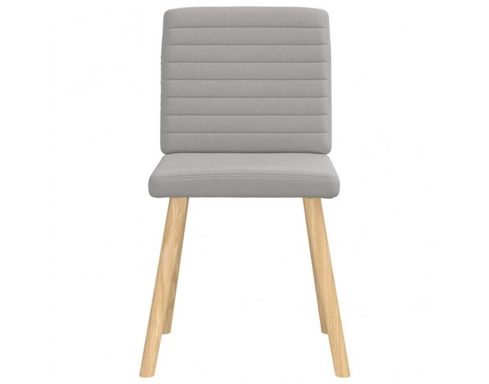 Sonata H Трапезни столове, 4 бр, облачно сиви, текстил