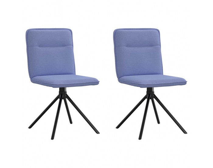 Sonata H Трапезни столове, 2 бр, дънково сини, текстил