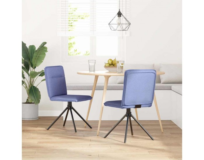 Sonata H Трапезни столове, 2 бр, дънково сини, текстил