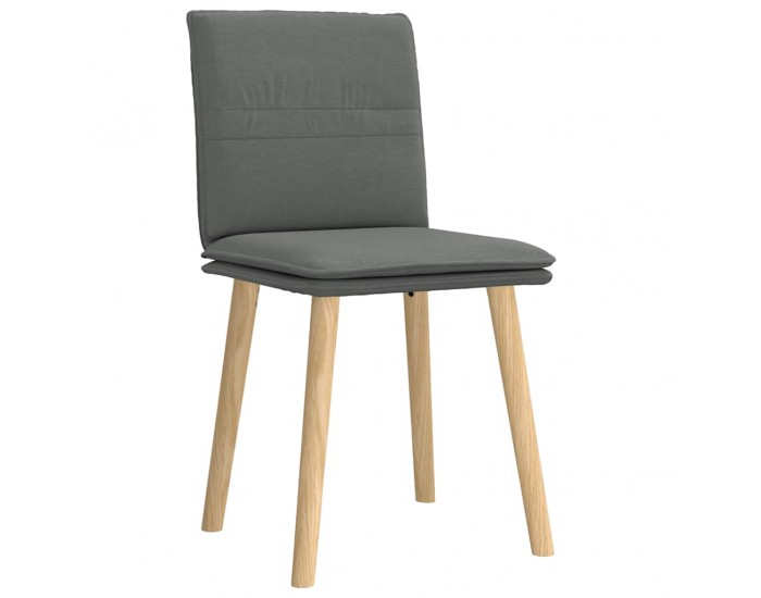 Sonata H Трапезни столове, 2 бр, тъмносиви, текстил