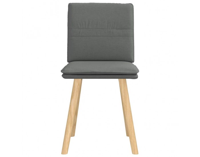 Sonata H Трапезни столове, 2 бр, тъмносиви, текстил