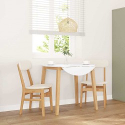 Sonata H Трапезни столове с възглавници 2 бр масивна дървесина гума - Трапезни столове