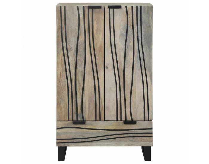 Sonata H Шкафове и стелажи за съхранение на медии с чекмедже Бял и черен