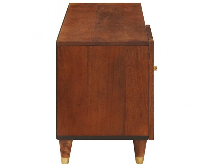 Sonata H Шкафове и стелажи за съхранение на медии с рафт с врата Кафяво