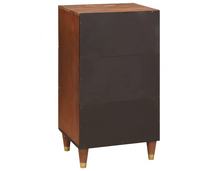 Sonata H Служебен шкаф с чекмедже Кафяво 40 x 33.5 x 75 см