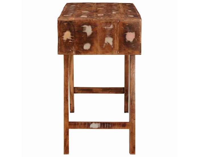 Sonata H Тоалетка Кафяво 90 x 76 x 45 см Солидно рециклирано дърво